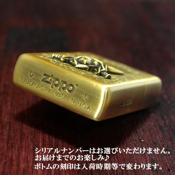 ジッポー ZIPPO ライター 限定モデル 海賊モチーフ 両面加工 真鍮古美