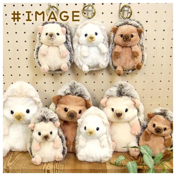 ぬいぐるみ はりねずみ ハリネズミ S ホワイト P-3242 fluffies