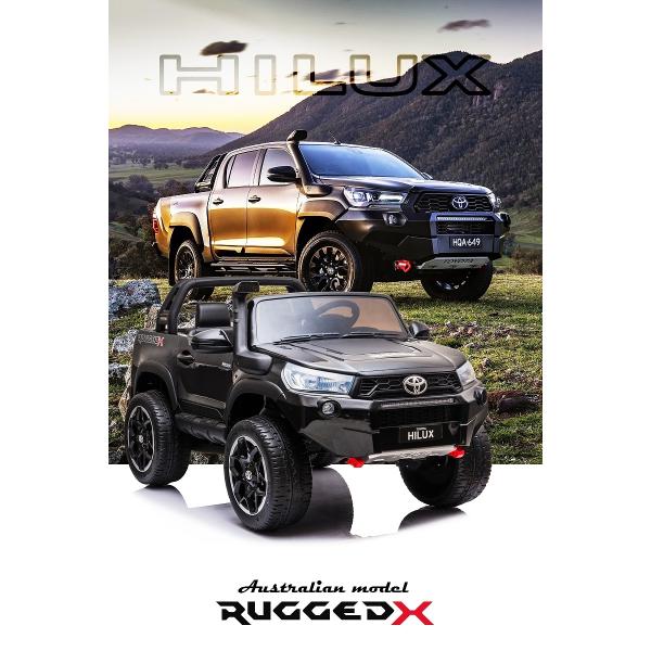 乗用玩具 乗用ラジコン TOYOTA HILUX RUGGED X トヨタ ハイラックス ラギッド 大型 2人乗り 4WD 12V10Ah×2  後輪サス 乗用ラジコンカー 電動ラジコン /【Buyee】 Buyee - Japanese Proxy Service | Buy from  Japan!