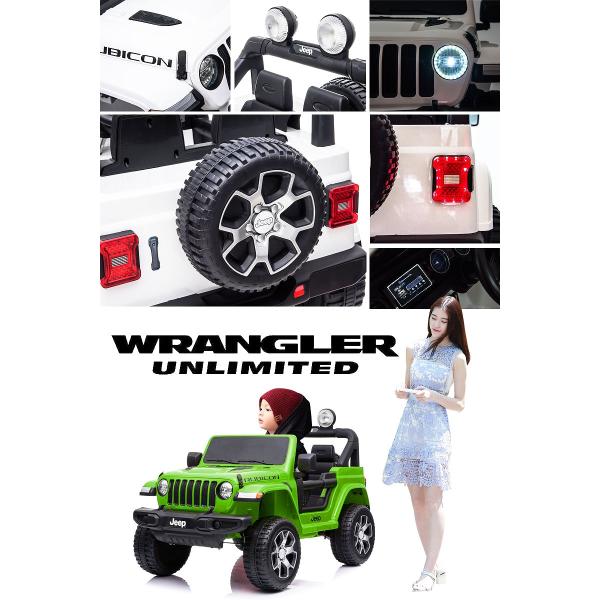 乗用玩具 乗用ラジコン JEEP ラングラー ルビコン ジープ Wrangler Rubicon 2WD 12V7Ah 4輪サス 電動ラジコンカー  乗用ラジコンカー 電動乗用玩具 /【Buyee】