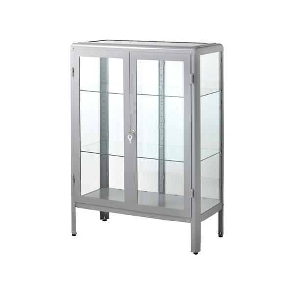 お値下げ中❗️イケアIKEAFABRIKORガラス扉キャビネット