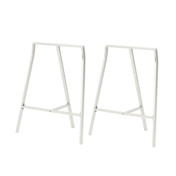 IKEAテーブル架台セット LINNMON & LERBERG IKEA・イケア テーブル・オフィス家具 LERBERG 架台, ホワイト