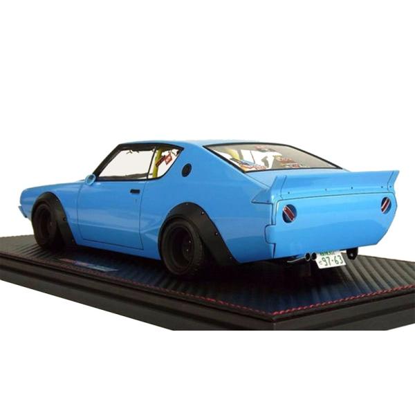 イグニッションモデル LB WORKS Kenmary 2Door Blue 1/18 イグニッションモデル ミニカー 日産 ケンメリ LB-WORKS
