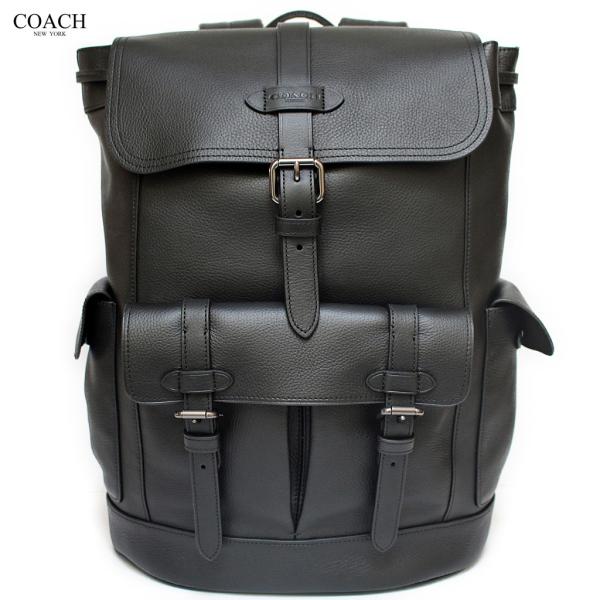 コーチ COACH ハドソン ブラック レザー バックパック コーチ メンズ バッグ アウトレット ハドソン レザー リュック バック