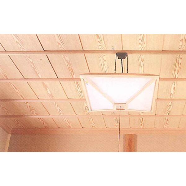 目透かし天井板 和室天井板 杉赤杢 6帖用 9尺x尺5 8枚 関東間 - 2