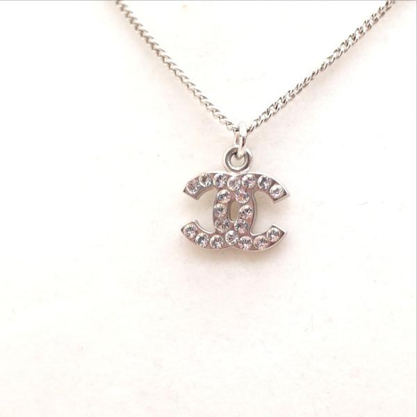 ◇本物◇CHANEL/シャネル ココマーク ラインストーン ネックレス