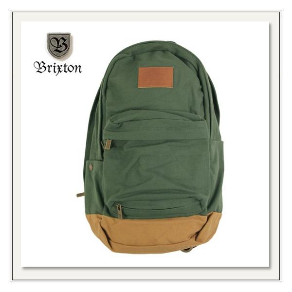 BRIXTON(ブリクストン)BASIN BACKPACK バックパック(OLIVE×BROWN ...