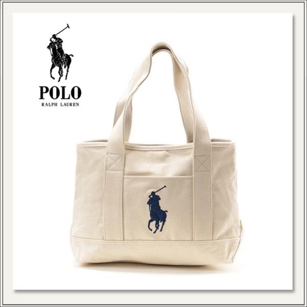 POLO RALPH LAUREN(ポロ ラルフローレン) Big Pony School Tote Bag ...