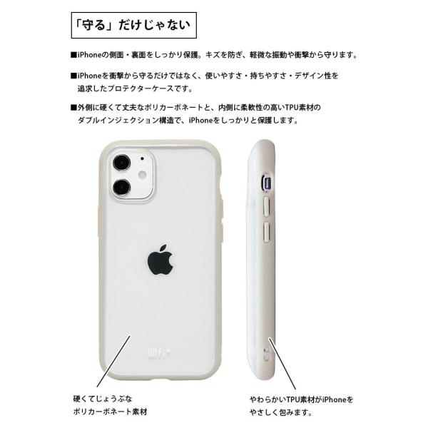 iPhone12 mini ケース ミッフィー イーフィット IIIIfit クリア iPhone