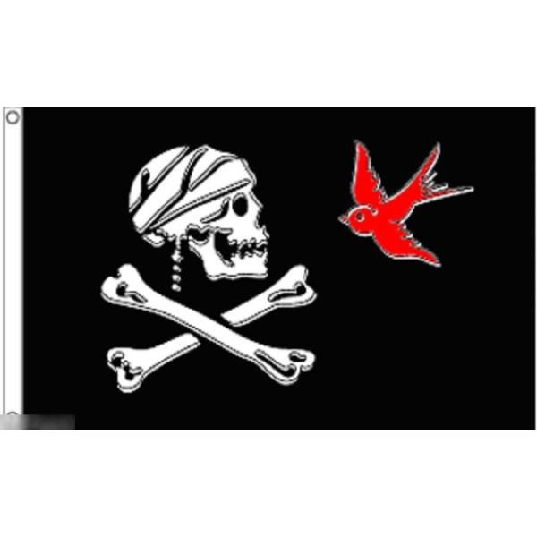 海外限定 国旗 海賊旗 パイレーツ 船長 キャプテン スカル 骸骨 ドクロ 特大フラッグ