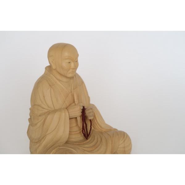 木彫「元三大師」(36cm) 慈恵大師 良源 仏像 - labaleinemarseille.com