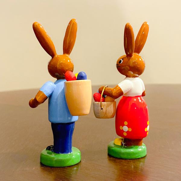 ドイツ木工芸品 イースターのウサギ /【Buyee】