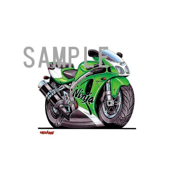 イラスト カワサキNinja ZX-7R（緑） /【Buyee】 Buyee - Japanese