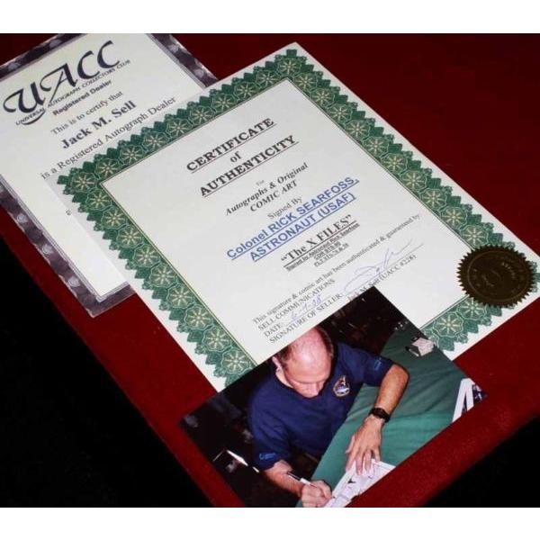 The X-Files サイン入りフレーム記念品グッズ