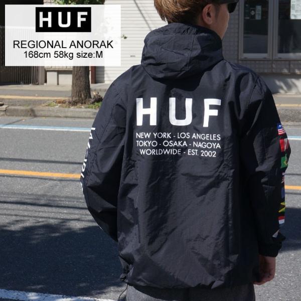 ハフ HUF アノラック REGIONAL TOUR ANORAK ナイロンジャケット 