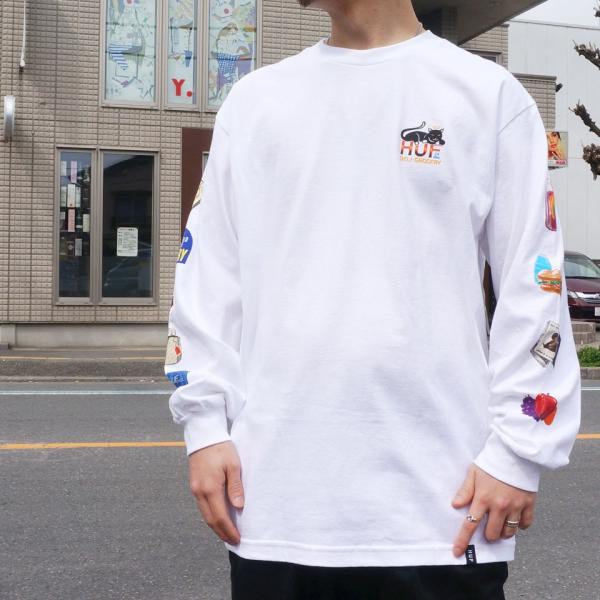 ハフ HUF ロンT BODEGA L/S Tee Tシャツ 長袖 ホワイト 白 WHITE