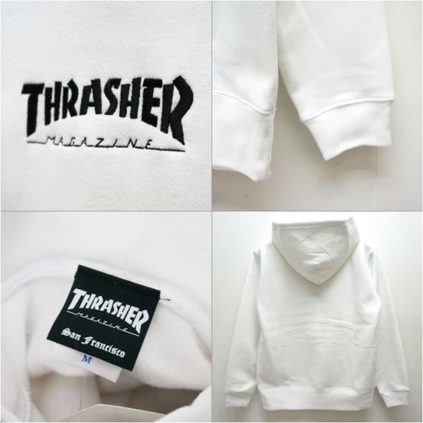 スラッシャー THRASHER パーカー HOMETOWN P/O HOOD ホワイト 白