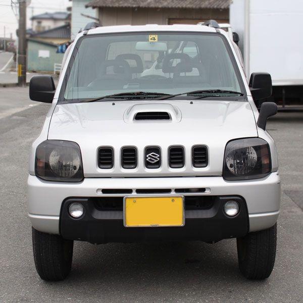 ジムニー JB23 スモーク レンズ カバー ヘッドライト 左右セット