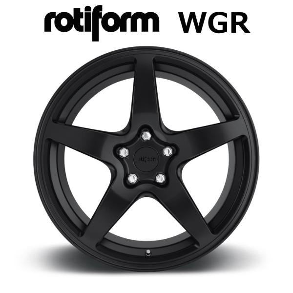 ROTIFORM WGR 19インチ 8.5 5H 112 +45 matte black 1本 /【Buyee】