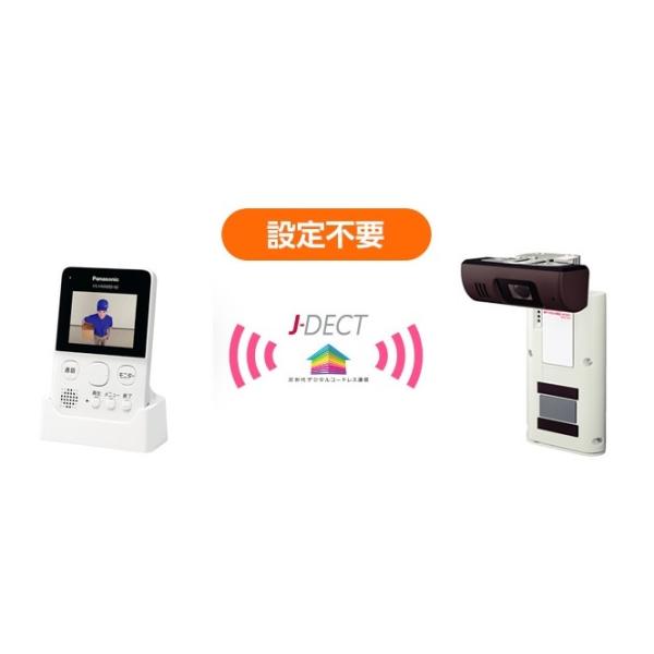 パナソニック VS-HC400-W モニター付きドアカメラ ワイヤレス 通話機能