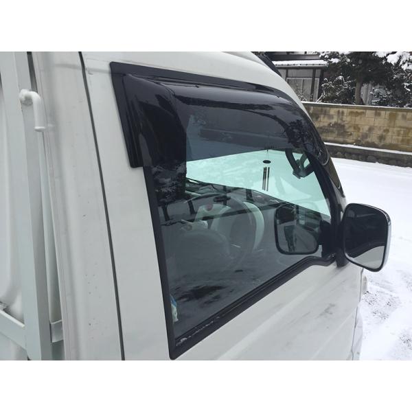 MUD FACTORY ウィンドウバイザー 2枚セットハイゼットトラック MUD