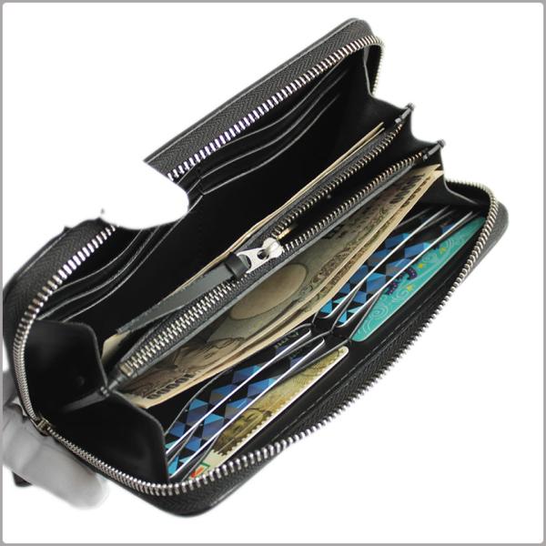 バイカーズウォレット 長財布 カービングウォレット ラウンド
