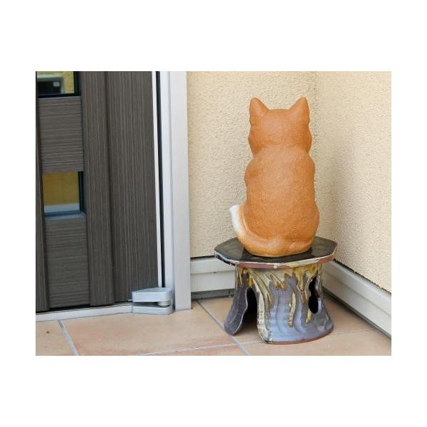 猫　陶器置物１０体 楽天市場】信楽焼 猫 置物 幸福の猫の置物 10号 三毛 陶器 猫の