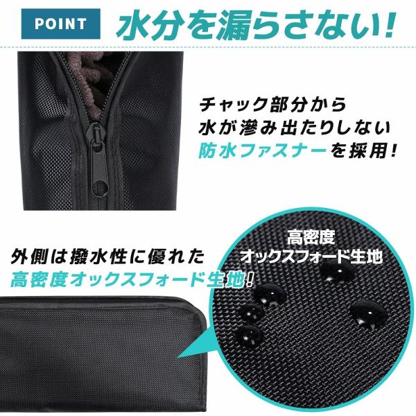 折り畳み傘 カバー 吸水 傘カバー 超吸水 マイクロファイバー 折りたたみ傘用 3サイズ 2面吸水 傘 ペットボトルカバー /【Buyee】