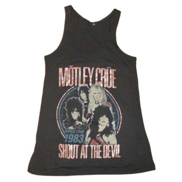 モトリー クルー Lady's タンクトップ ノースリーヴ Tシャツ Motley