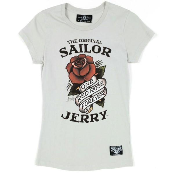 セーラー ジェリー Lady's Tシャツ Sailor Jerry One Red Rose 薔 