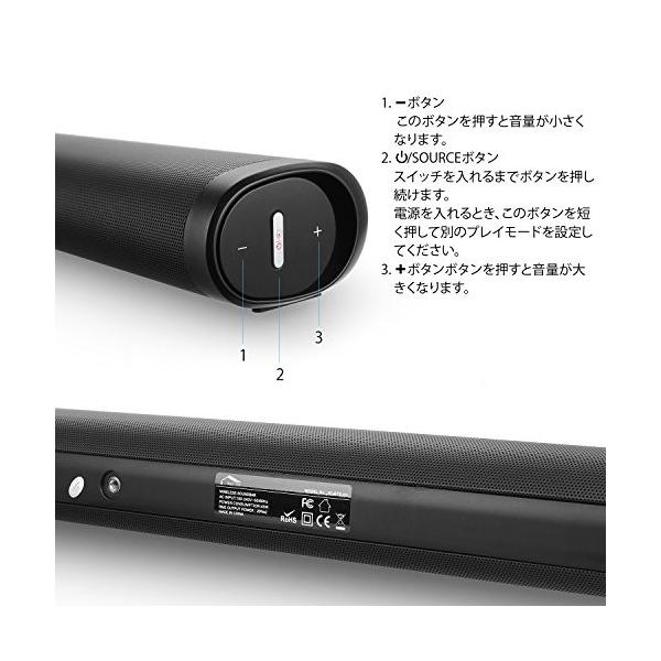 テレビスピーカー　サウンドバーJoly Joy JOLY JOY ジョリージョイ Bluetoothサウンドバー ワイヤレススピーカー