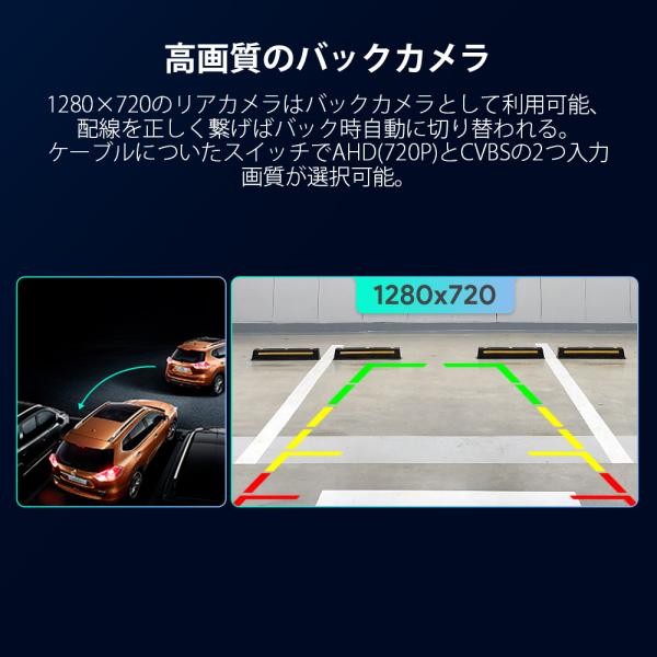 バックカメラ 後付け リアカメラ バックカメラセット 広角 小型