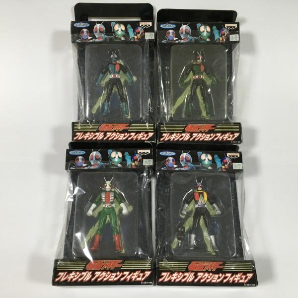 バンプレスト フレキシブルアクションフィギュア 仮面ライダー4種