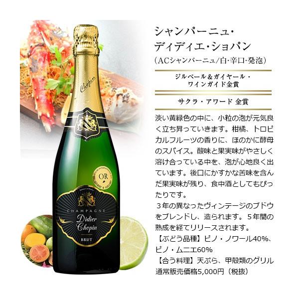 ワインセット スパークリング 5本 辛口 ブリュット すべて金賞