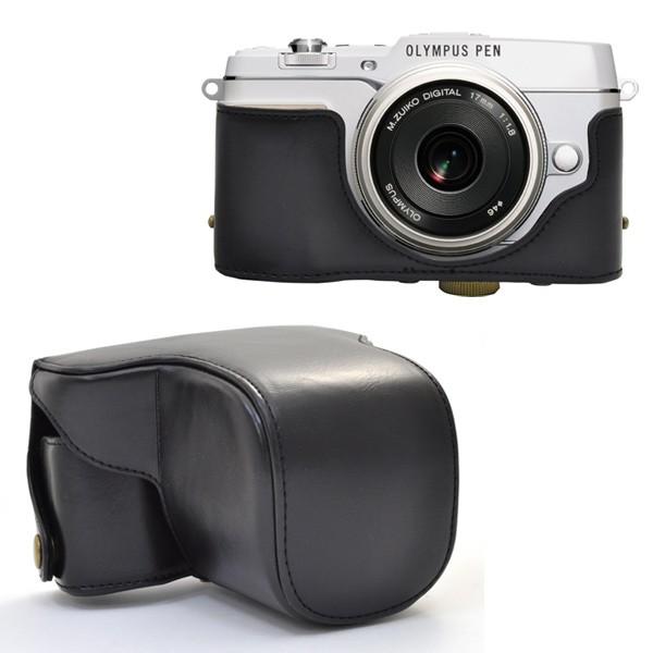 カメラケース OLYMPUS PEN E-P5 ミラーレス一眼 レンズキット対応