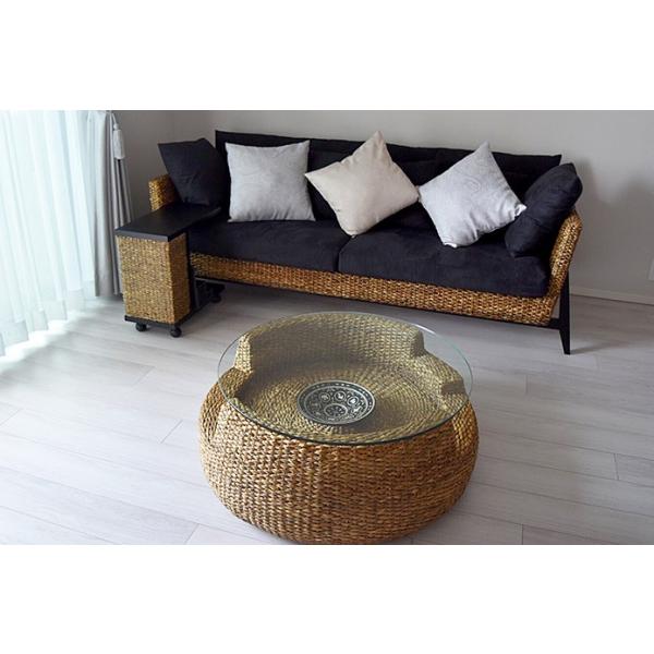 テーブル ローテーブル ソファ 高品質 ウォーターヒヤシンス