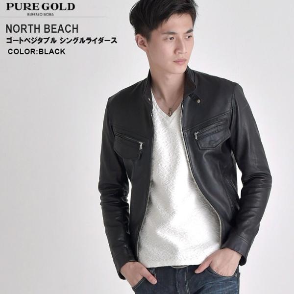 BUFFALO BOBS 　PURE GOLD シングルライダース　L 羊革 BUFFALO BOBS PURE GOLD シングルライダース L 羊革 BUFFALO BOBS