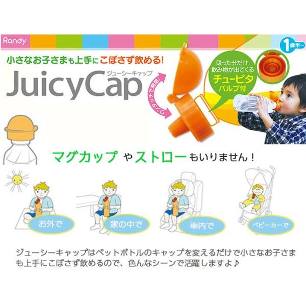 Juicy Cap ジューシーキャップ ペットボトル用キャップ ワンタッチ開封