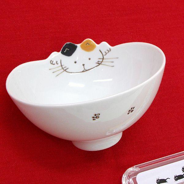 三毛猫陶器シリーズ 三毛猫お茶碗(猫グッズ) /【Buyee】 Buyee
