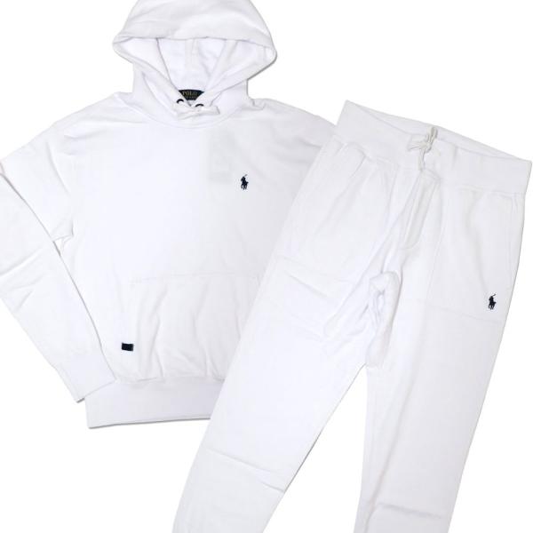 POLO Ralph Lauren Performance Fleece SETUP（White/Black）/ポロ ...