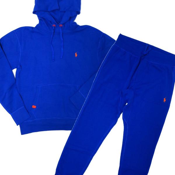 Orange polo sweat online suit