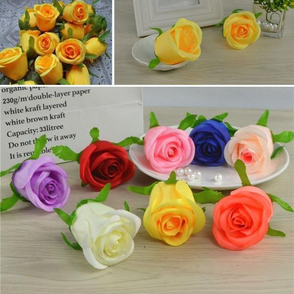 造花 バラ 花 がく 6センチ 30個 (イエロー系) /【Buyee】 Buyee