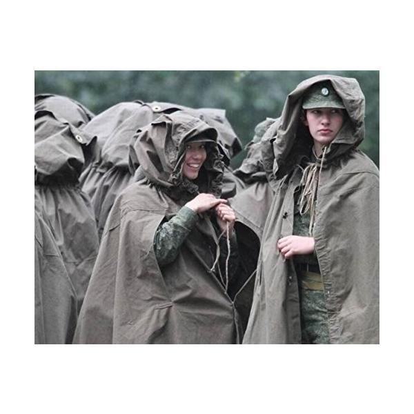 旧 ソビエト軍 コート ポンチョ マント サバゲー 装備