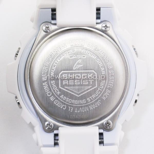 CASIO カシオ G-SHOCK Gショック 電波 マルチバンド6 タフソーラー AWG-M100SWB-7A ブルー×ホワイト 海外モデル 腕時計  /【Buyee】