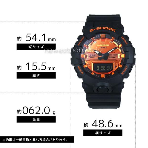 CASIO G-SHOCK GA-800BR 腕時計 - 腕時計(デジタル)