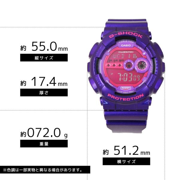 G-SHOCK 腕時計 GD-100SC -6JF クレイジーカラーズ【G】