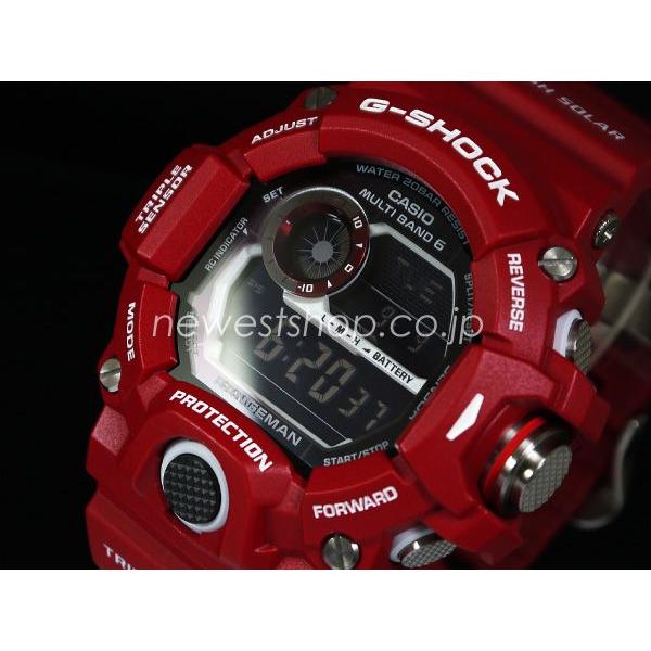 G shock rescue clearance red