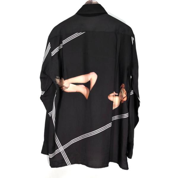 Yohji Yamamoto Pour Homme 【men1149I】 01AW ピンナップガールシャツ 