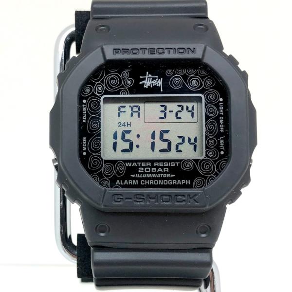 G-SHOCK ジーショック CASIO カシオ 腕時計 DW-5000ST-1JR STUSSY