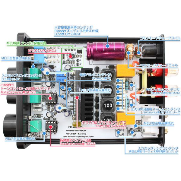 FX-AUDIO- FX-2020A+ CUSTOM [シルバー]TRIPATH製TA2020-020搭載デジタルアンプ /【Buyee】 Buyee  - Japanese Proxy Service | Buy from Japan!